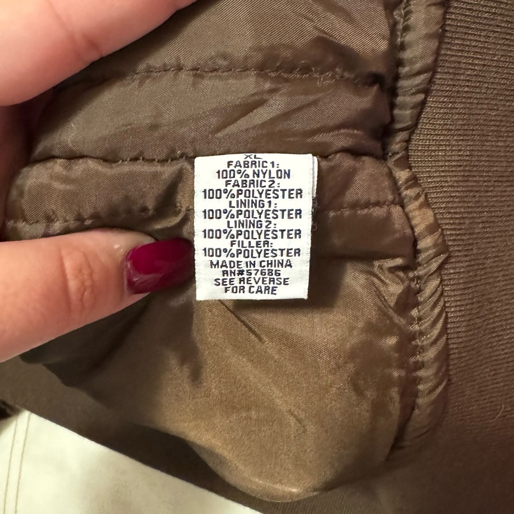 Cropped Bomber Jacket - image 4